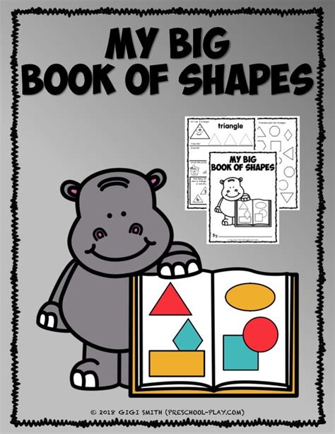 Shape Books For Kindergarten