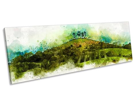 Dorest Colmers Hill Modern Panorama Canvas Wall Art Print Etsy