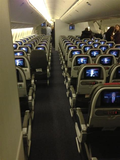 American Boeing 777 300 Coach Class Aircraft Interiors American