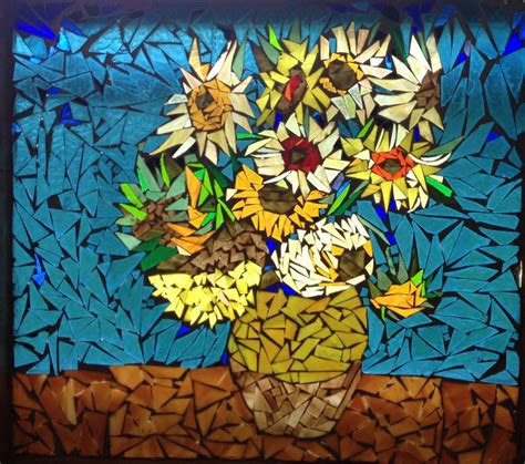 This Gorgeous Stained Glass Mosaic Panel Features A Rendition Of Van