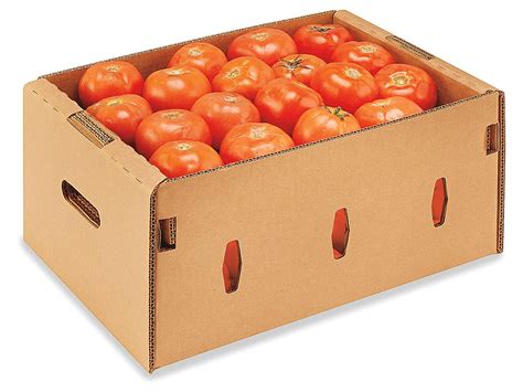 Tomato Boxes 25 Lb S 20444 Uline