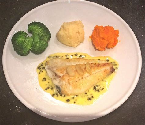 Pan Fried Turbot Fillets With Chive Vermouth Sauce Vermouth Sauce
