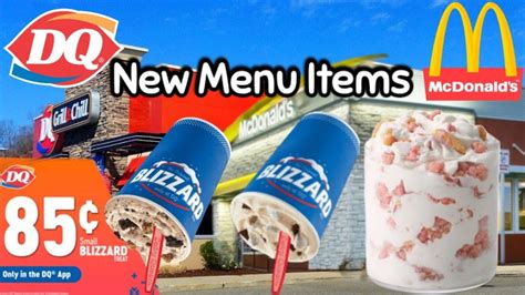 McDonalds Dairy Queen New Treat Menu 85 Cent Blizzard Re Upload