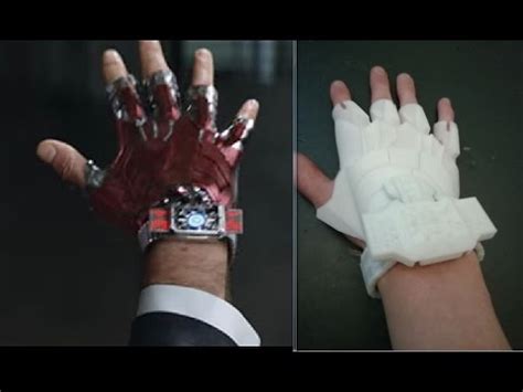 Plus i would not want to post files without permission of the author. 3D printed Iron Man watch glove part 2 - YouTube