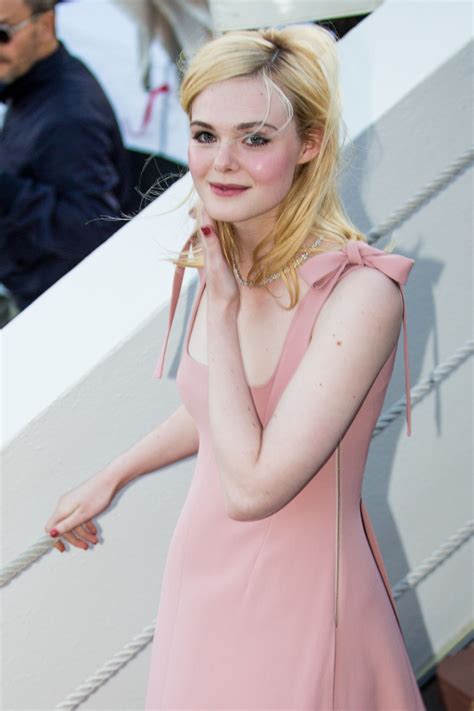 Elle Fanning In Pink Out In Cannes 05 19 2017 • Celebmafia