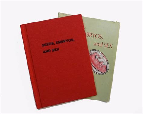Sex Education Book 1970 Cosgrove Seeds Embryos And Sex For Etsy