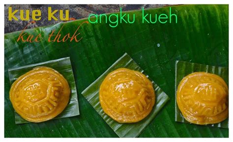Indonesian Medan Food Kue Ku Kue Thok Labu Kuning Pumpkin Angku