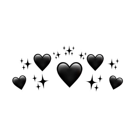 13 Aesthetic Overlay Heart Crown Png