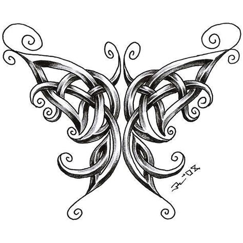 Best Celtic Butterfly Tattoo Design