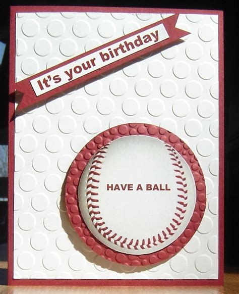 Baseball Birthday Cards Printable