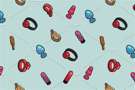 Sex Shop Icons Set Pre Designed Illustrator Graphics ~ Creative Market