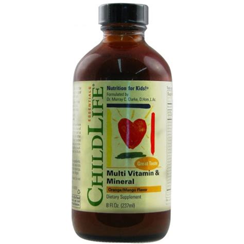 Child Life Essentials Multi Vitamin Mineral 8 Fl Oz 237 Ml