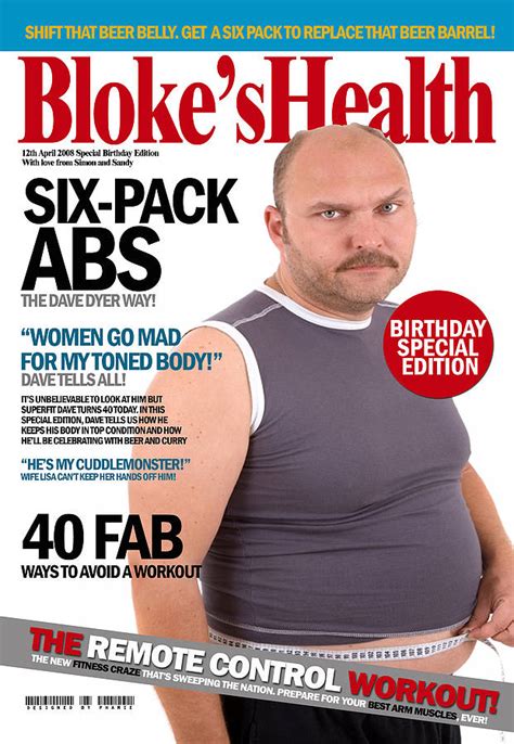 Personalised Birthday Magazine Cover Print Male By Blue Fox Prints