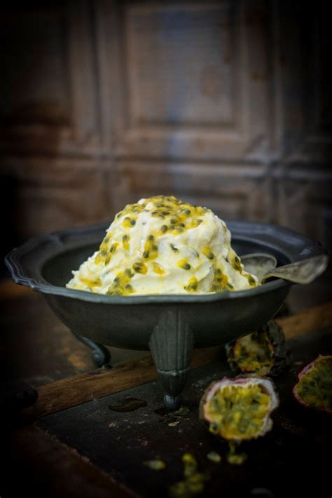 Can be prepared the day before. Passionfruit & White Chocolate Mousse | Little Box Brownie