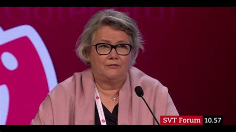 Socialdemokraterna Maria Hörnsten Håller Ett Anförande På