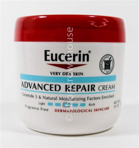 Eucerin Advanced Repair Body Creme 16oz Very Dry Itchy Flaky Skin