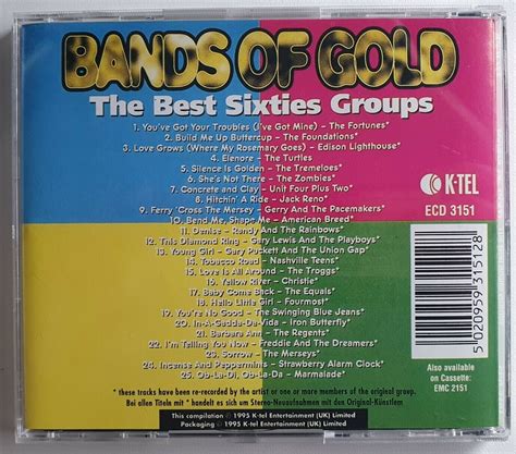 bands of gold the best sixties groups cd cat no ecd3151 record shed australia s online