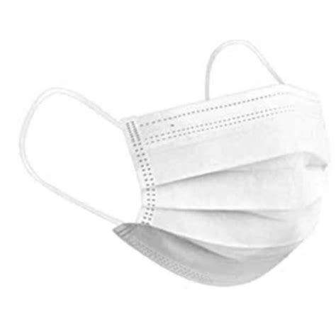 10 X High Quality White Disposable Face Masks 3 Ply Surgical Face Covers