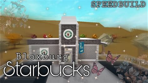 Bloxburg Starbucks Speed Build Roblox Youtube