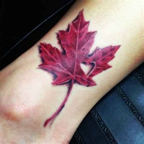 Canadian Maple Leaf 43 Rad Tattoos To Pay Tribute To Your Favorite