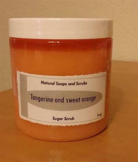 Tangerine And Sweet Orange Sugar Scrub Soap Arts
