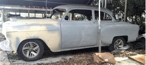 1953 Chevy 2 Door Post 210 Project Car