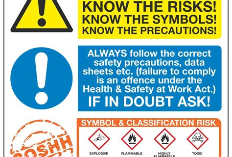 To All Personnel Coshh Regulations Linden Signs And Print