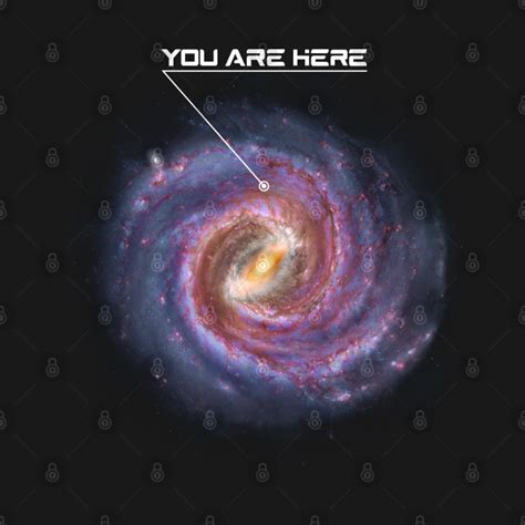 You Are Here Astronomy Milky Way Solar System Galaxy Space Stars