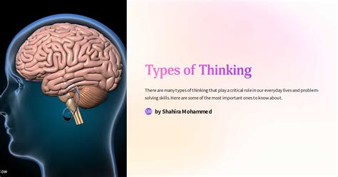Types Of Thinking