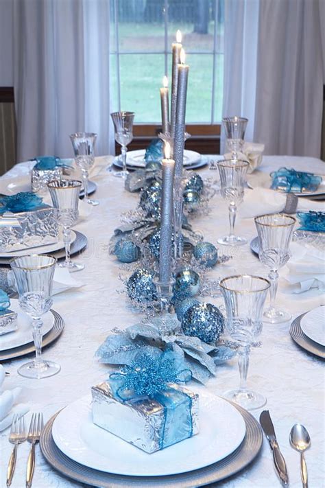 Image Result For Christmas Breakfast Table Setting Blue Christmas