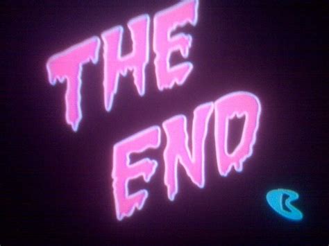 The End Logo Word Typo Logo Neon Signs