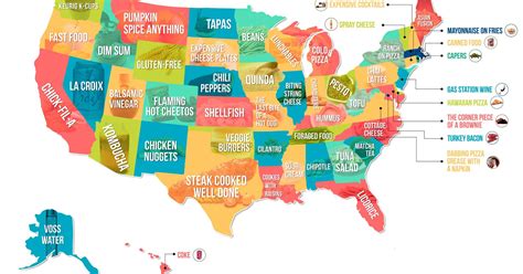 Us Food Map