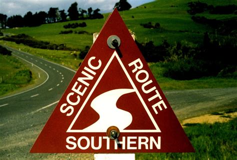 New Zealand Southern Scenic Route Aaroads Shield Gallery