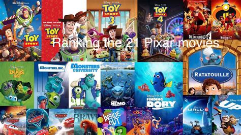 Ranking The 21 Pixar Movies Youtube