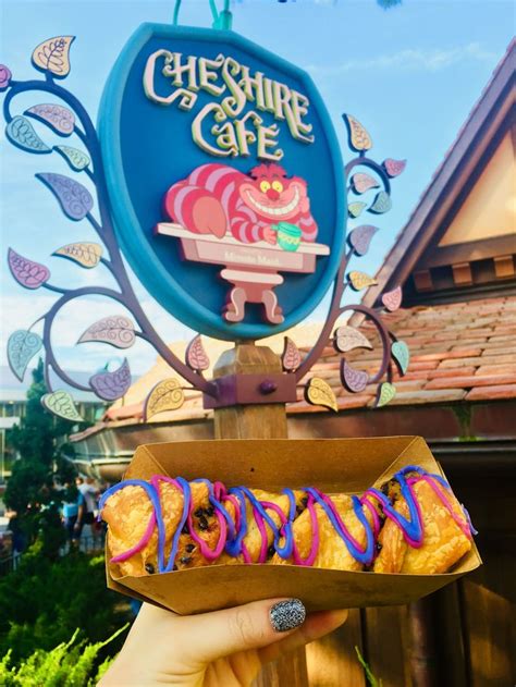 I must admit that i was probably a little bit more excited than anyone should ever be about a special whenever i'm on a disney vacation, i can easily be convinced to eat dessert first, but my grilled chicken sandwich was looking pretty fantastic so i. Cheshire Cat Tail | Cheshire cat