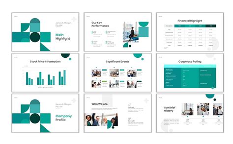 Annual Report PowerPoint Template 93647