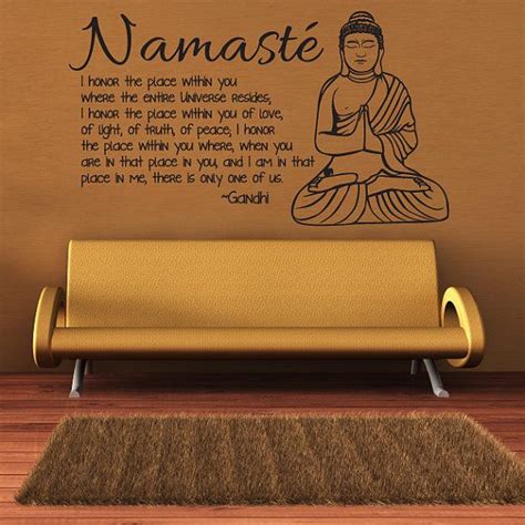 Namaste Yoga Wall Quote Yoga Fitness By Peacelovestickers Yoga Quotes