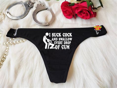 Suck Cock Thong And Swallow Every Drop Cum Mature BDSM Etsy