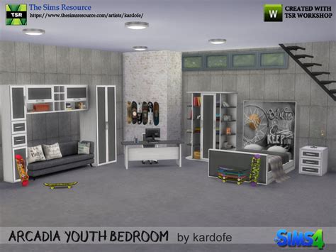 The Sims Resource Kardofe Arcadia Youth Bedroom