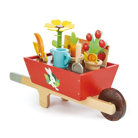 Garden Wheelbarrow Set By Tenderleaf Toys Little Earth Nest