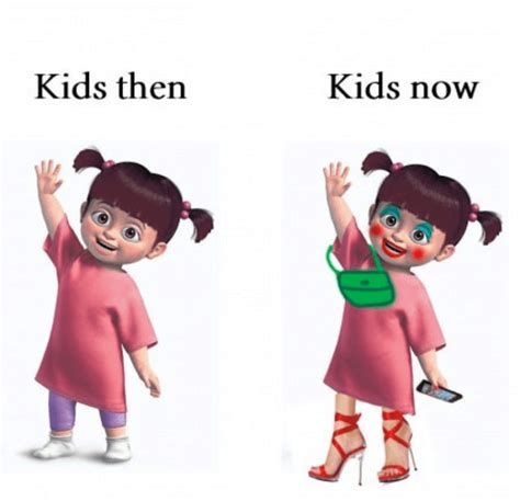 Kids Then And Now
