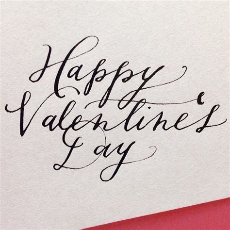 Happy Valentines Day Handlettering Lettering Doodles