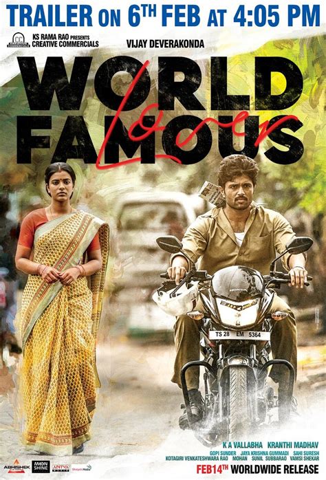 Vijay Deverakonda World Famous Lover Trailer To Be Released On Feb 6 Tfpc