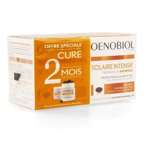 Oenobiol Solaire Intensif Antirides Cure 2x30 Capsules