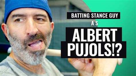 Batting Stance Guy Albert Pujols Youtube