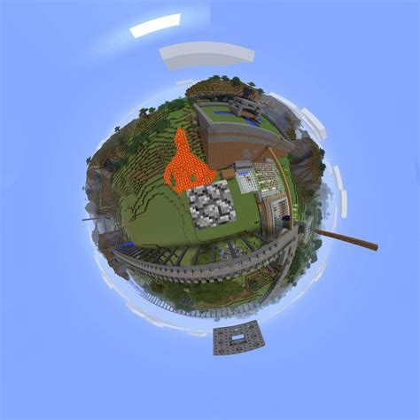 360x180 Panorama Of My Home Rminecraft