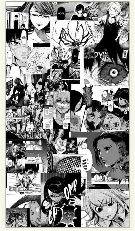 Tokyo Ghoul Manga Panel Collage Tokyo Ghoul Manga Tokyo Ghoul Chibi