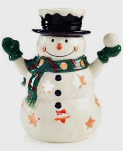 Yankee Candle Snowman Luminary Set Home And Kitchen