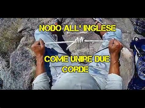 Come unire con precisione due pezzi di tessuto, solitamente si usa per tecniche patchwork o quilt, grazie al piedino apposito a 6 mm. NODO ALL' INGLESE...COME UNIRE DUE CORDE - YouTube