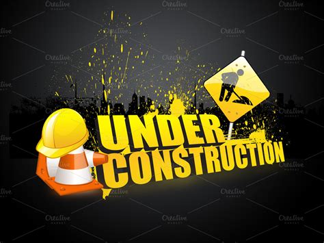 Free Download Under Construction Backgrounds Web Elements On Creative